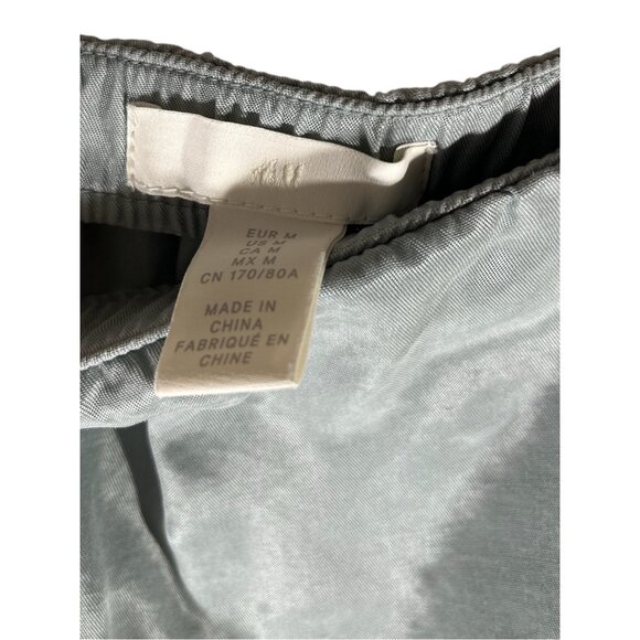 H&M Midi Skirt Mint Green Shiny Slit Pencil Skirt Women’s M Midi Skirts - Picture 8 of 8